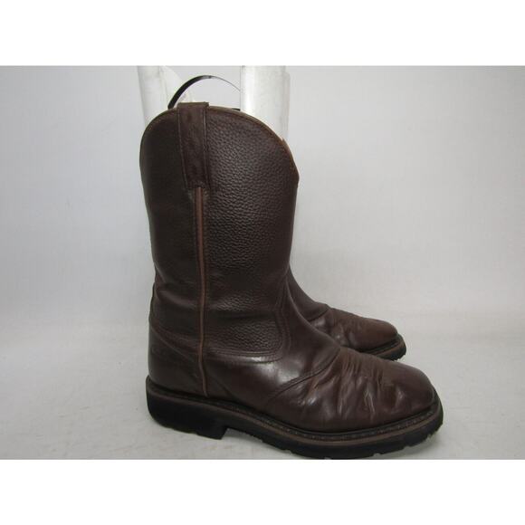 Cabela\'s Mens Size 9 D Brown Leather Stockman Cowboy Western Boots